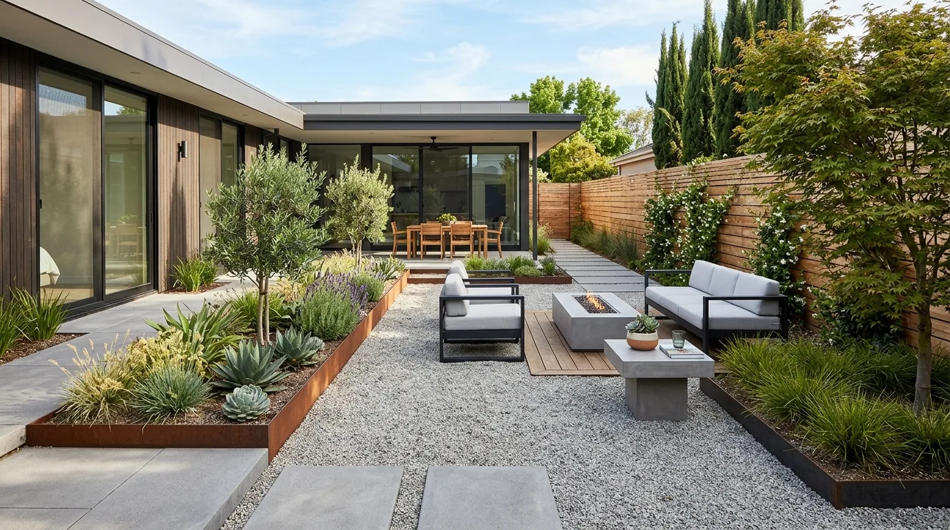 Pathway Linking Backyard Zones